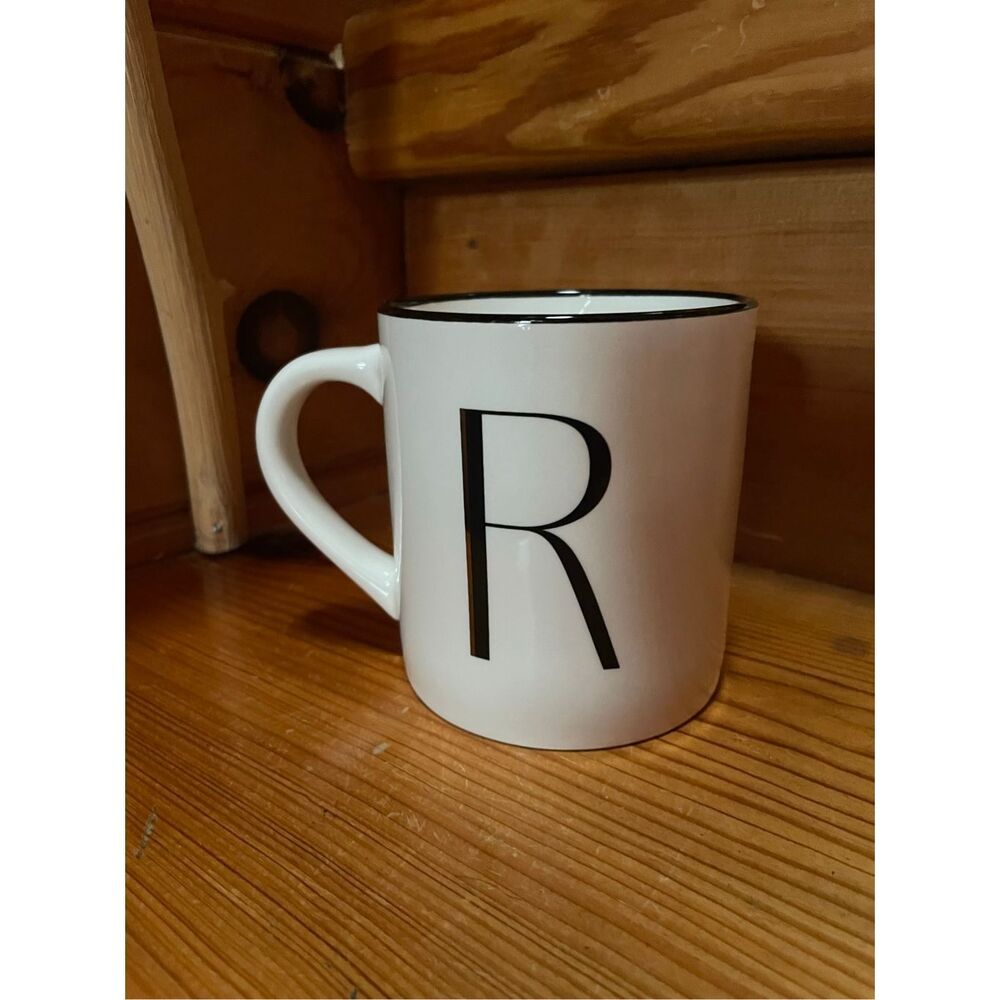 16oz Stoneware Monogram R Mug